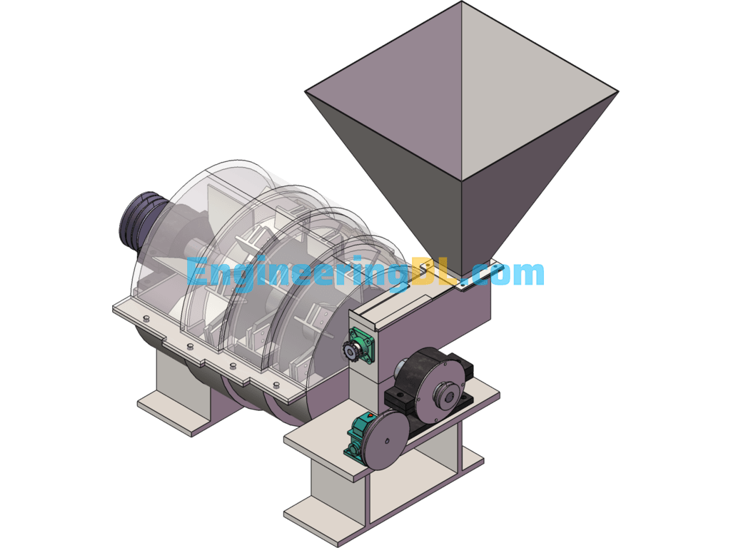 Automatic Coal Injection Machine SolidWorks Free Download