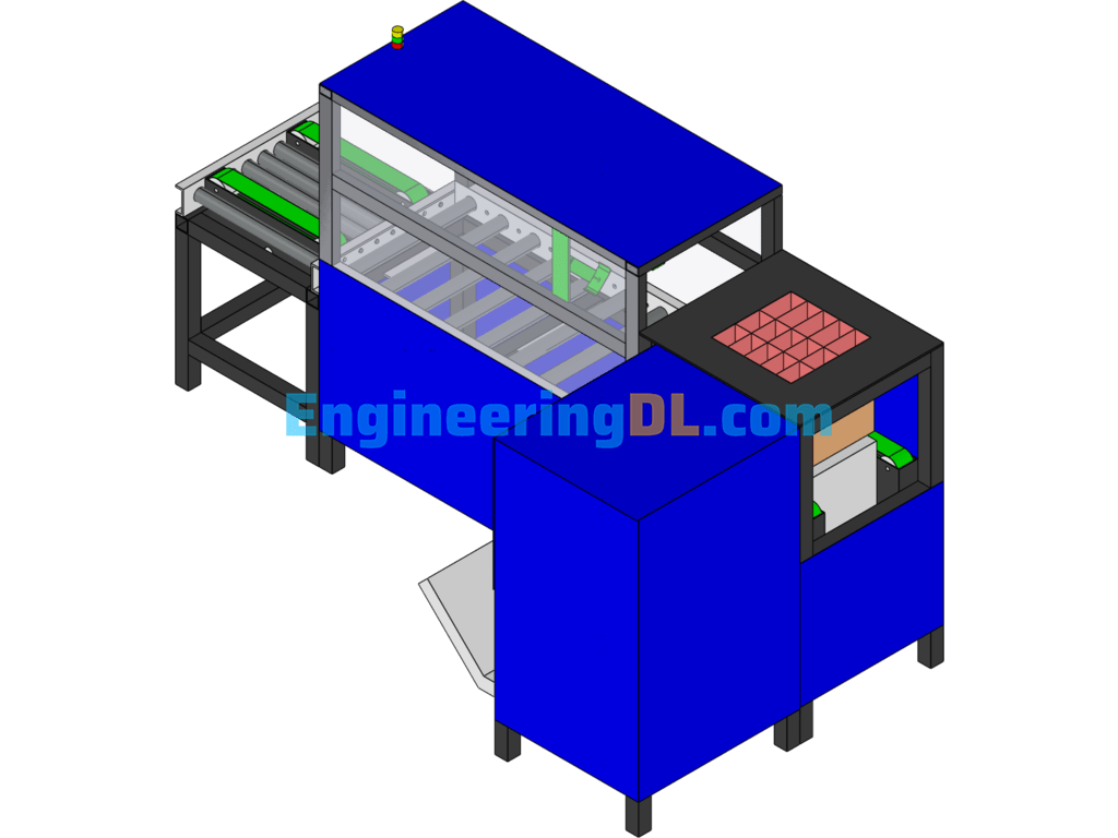 Automatic Sealing And Packing Machine SolidWorks Free Download