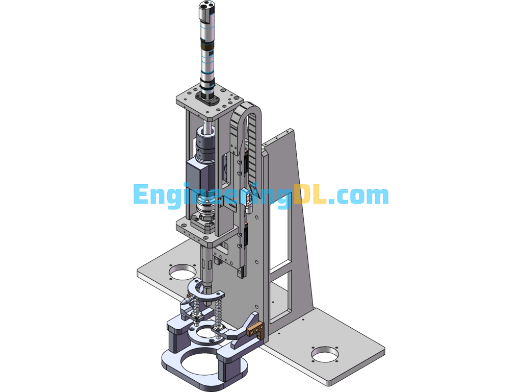 Automatic Screwing Mechanism SolidWorks Free Download