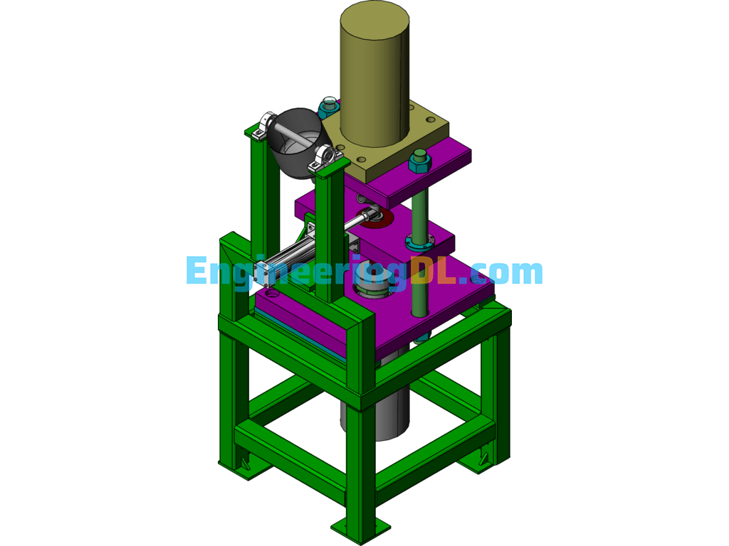 Automatic Feeding Press SolidWorks Free Download