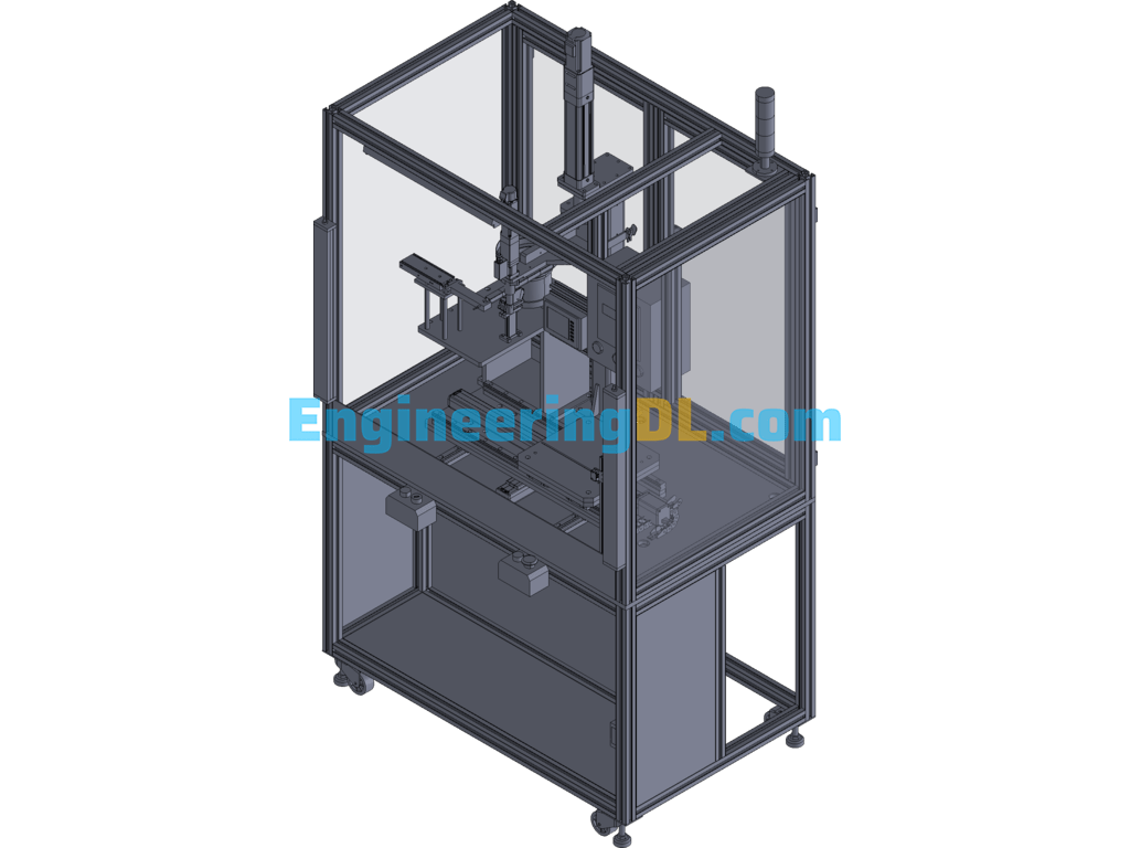 Automatic Screwing Valve Body Assembly Equipment 3D Exported Free Download
