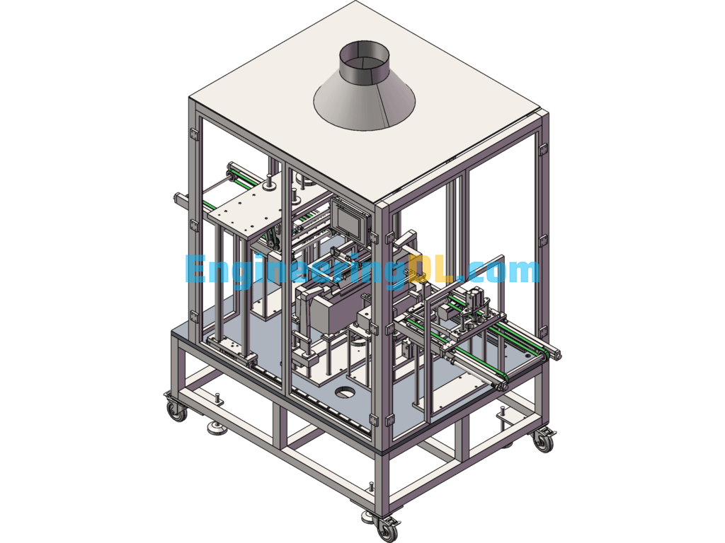 Automatic Tin Hanging Machine SolidWorks Free Download