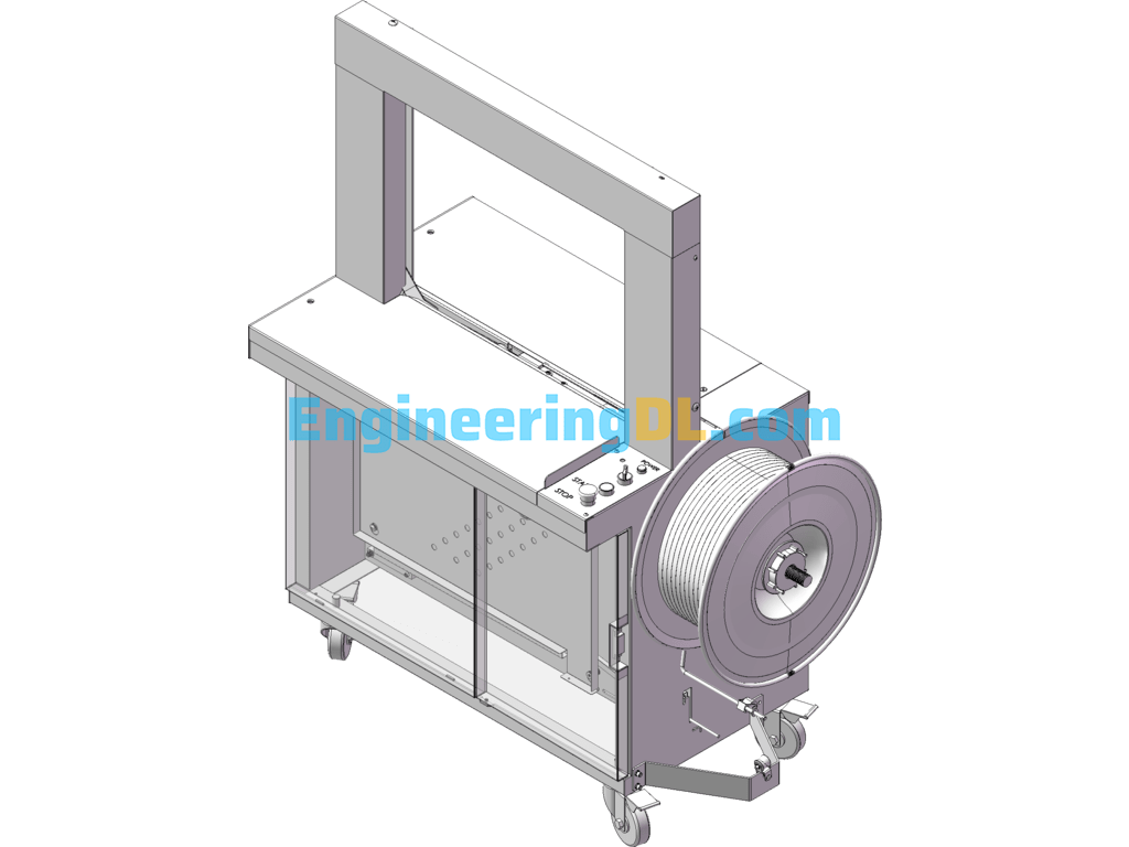Automatic Strapping And Baling Machine SolidWorks Free Download