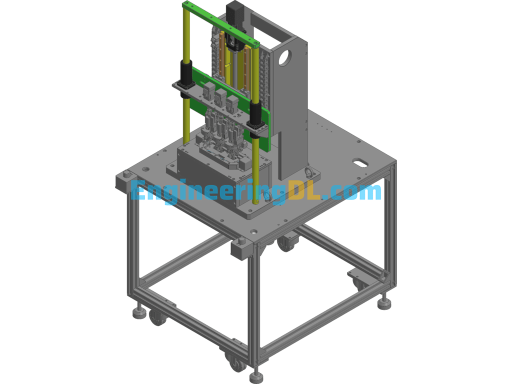 Automatic Capping Equipment 3D Exported Free Download