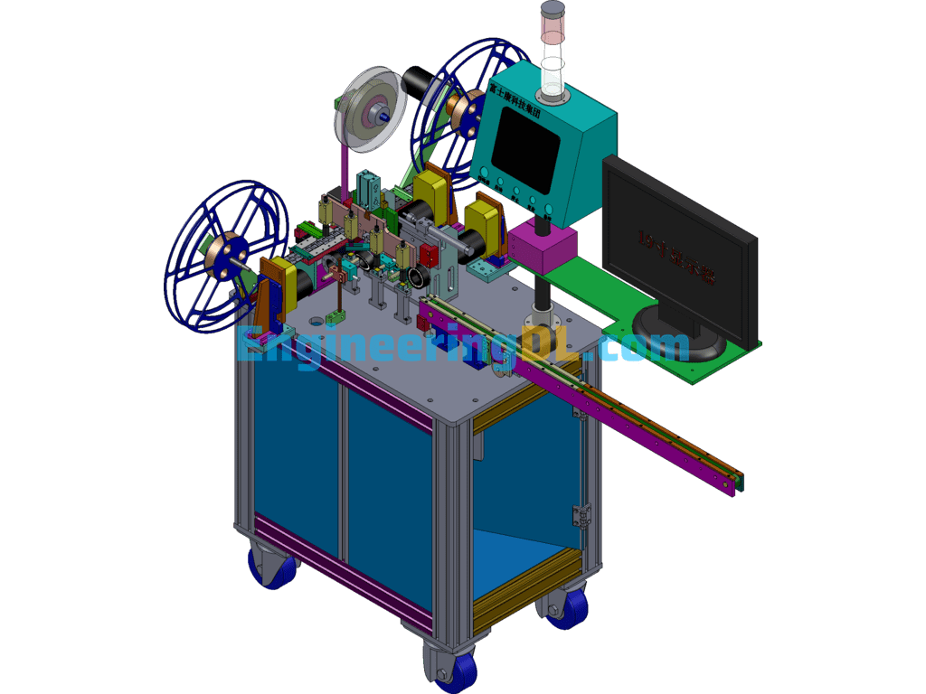 Automatic Inspection And Packaging All-In-One Machine SolidWorks Free Download