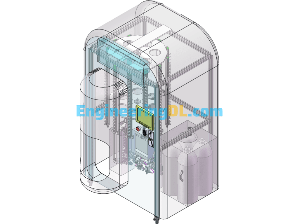 Automatic Balloon Vending Machine SolidWorks Free Download
