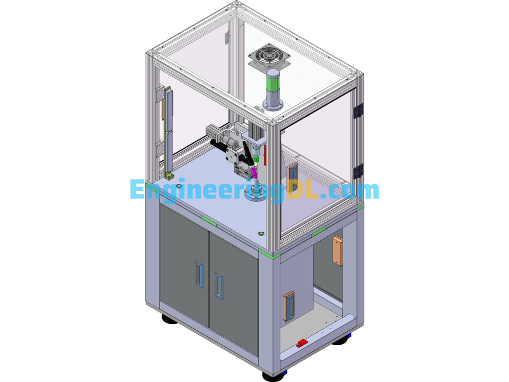 Automatic Argon Arc Welding Machine SolidWorks, 3D Exported Free Download