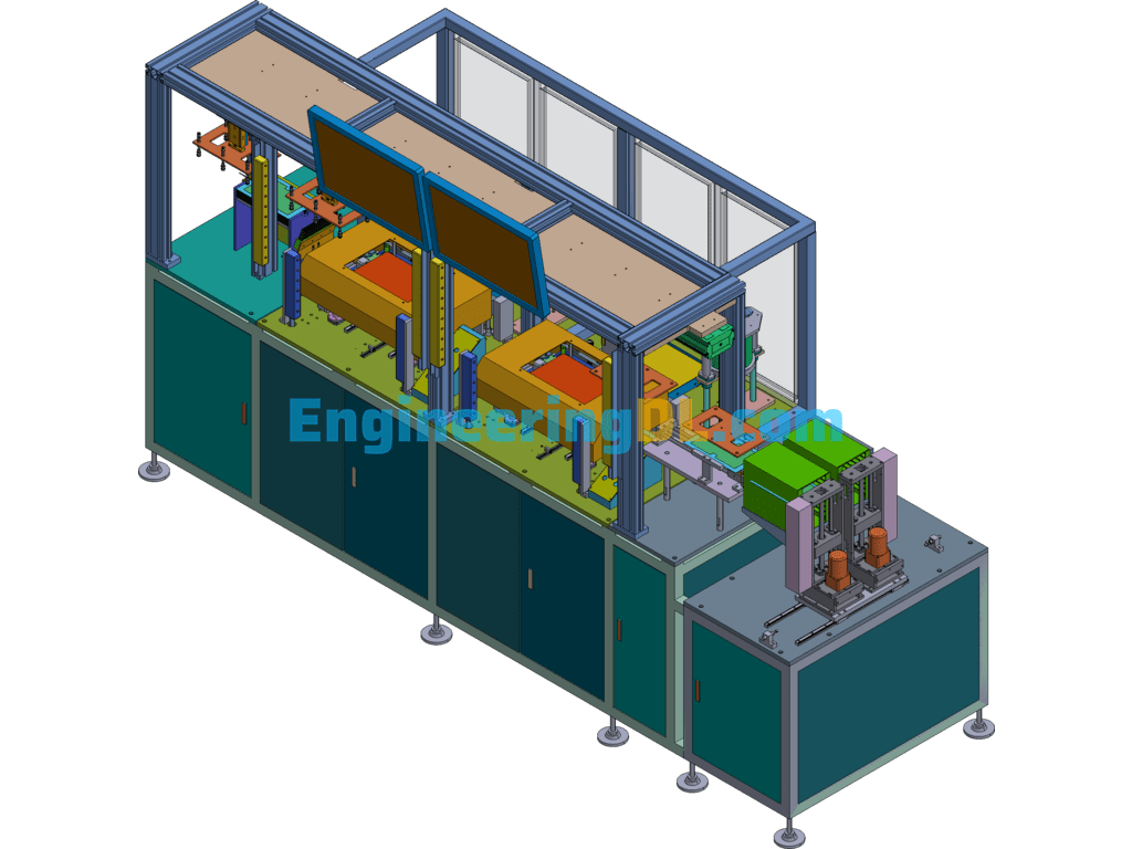 Automatic Silver Dipping Machine (UGNX), 3D Exported Free Download