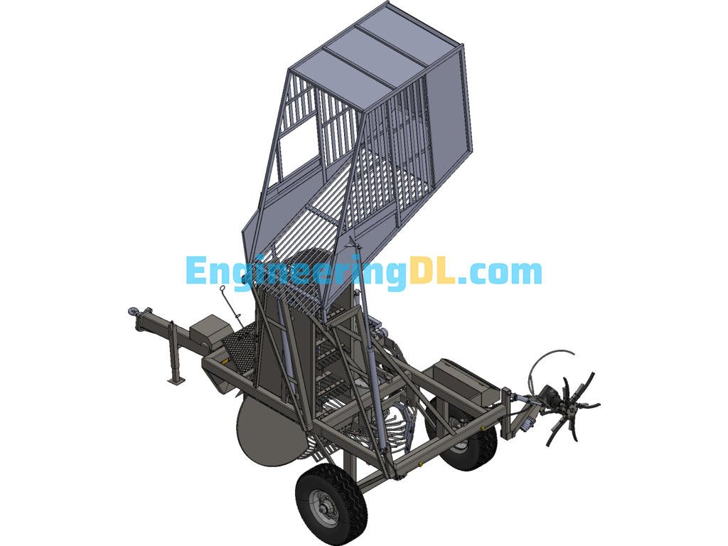 Automatic Sugar Beet Harvester 3D Exported Free Download