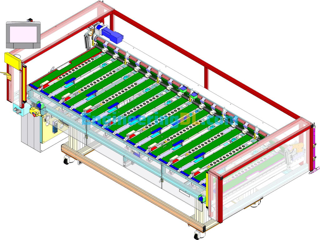 Automatic Production Line SolidWorks Free Download