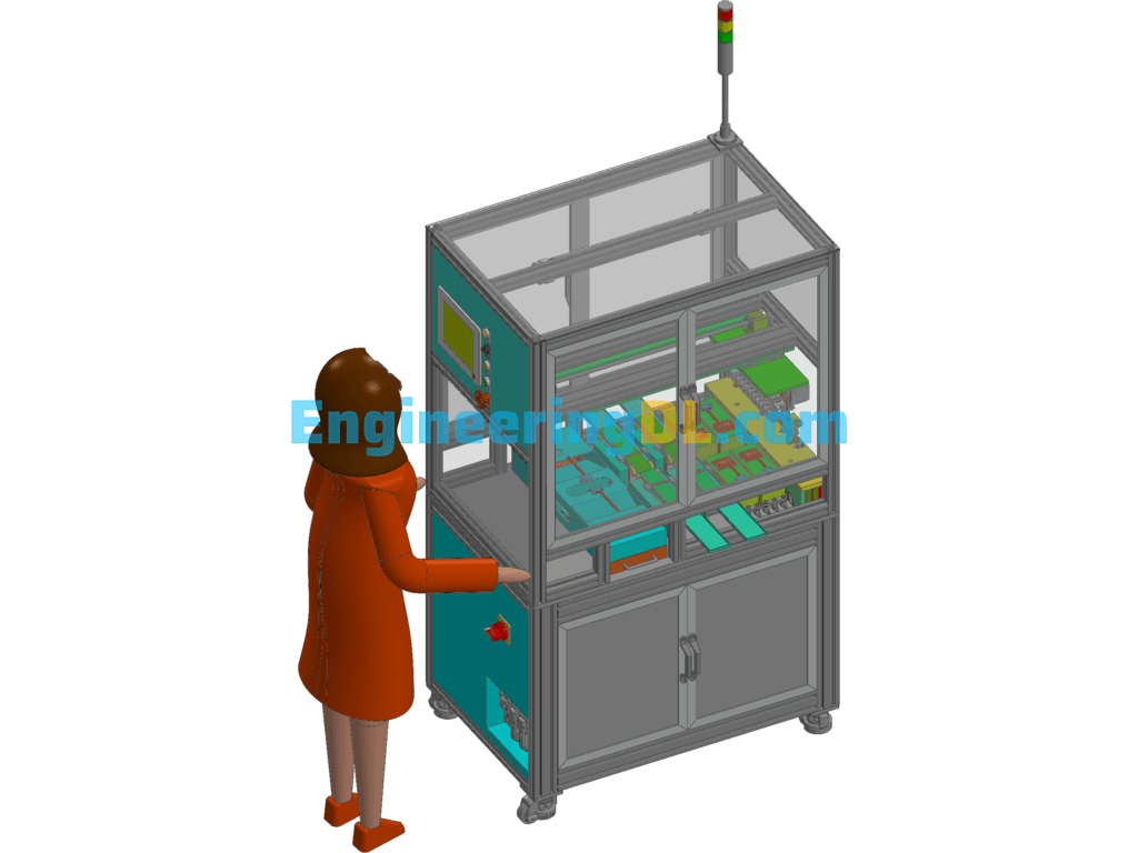 Automatic Weighing Equipment 3D Exported Free Download