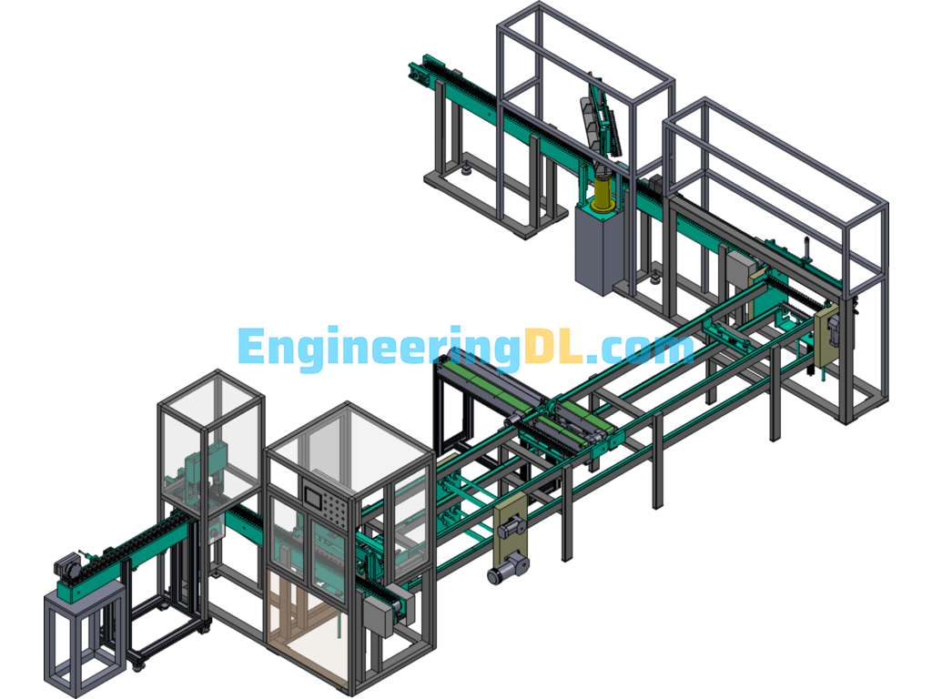 Automatic Assembly And Testing Line SolidWorks Free Download