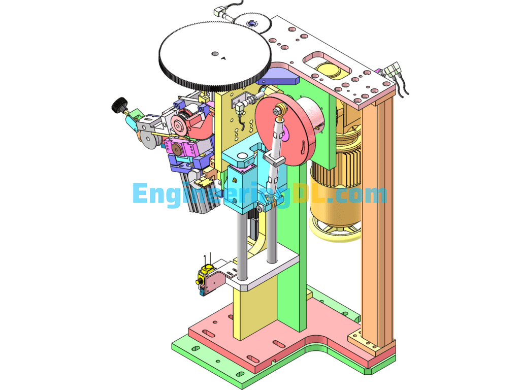 Automatic Assembly And Welding Mechanism Device SolidWorks Free Download