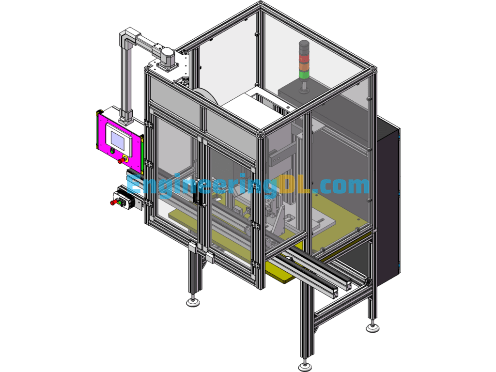 Automatic Assembly Vision Inspection Equipment SolidWorks Free Download