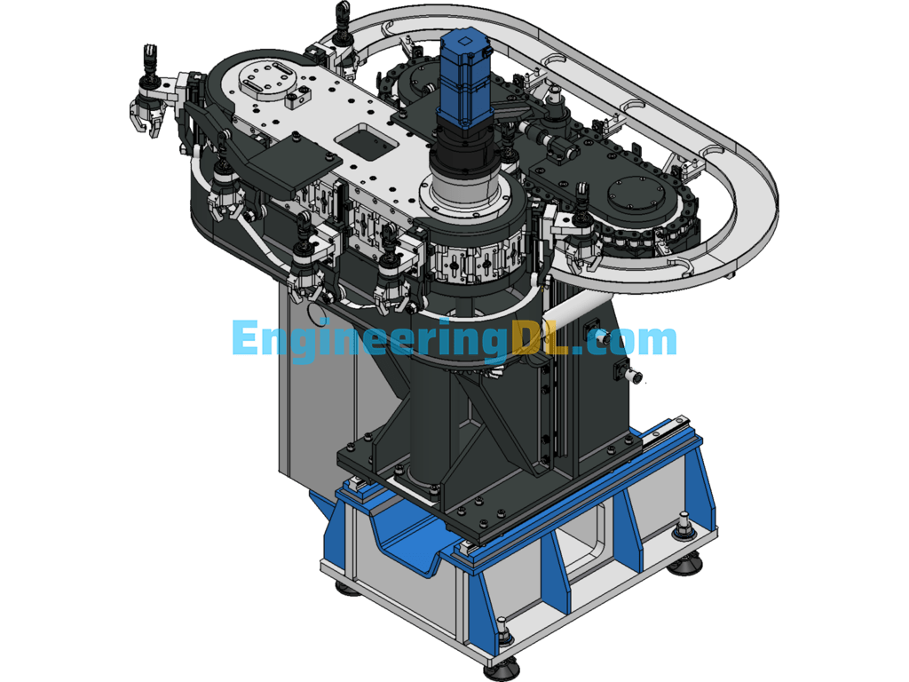 Automatic Loading And Assembly Machine 3D Model SolidWorks, 3D Exported Free Download