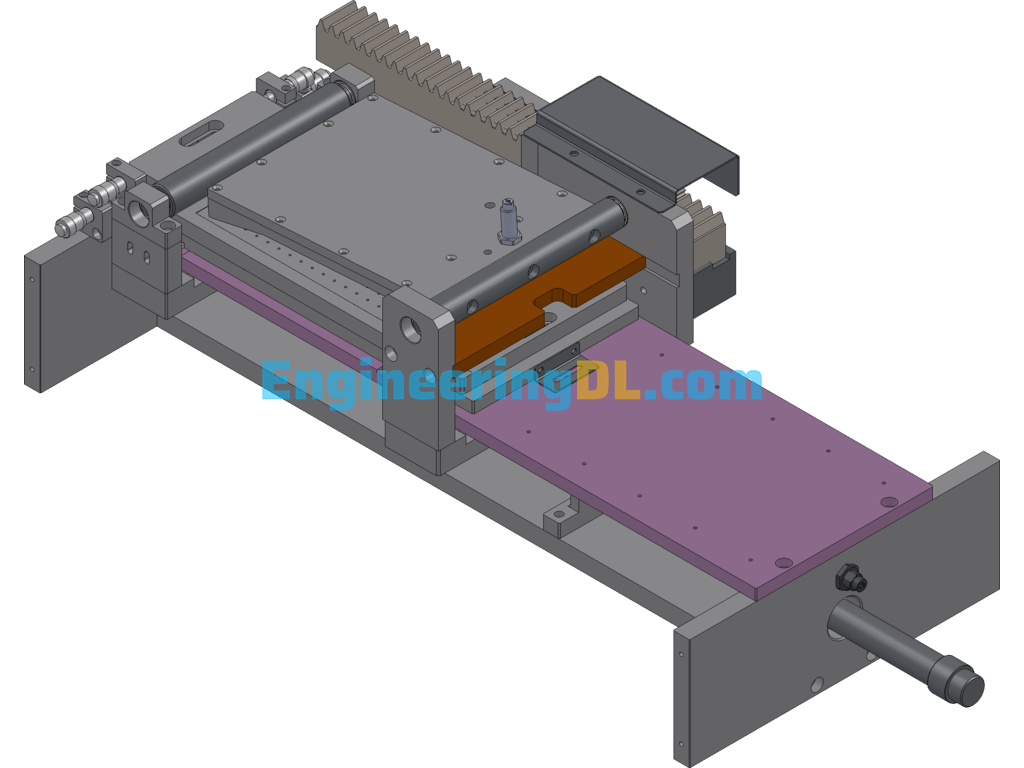 Automatic Laminating Machine 3D + Engineering Drawings SolidWorks, AutoCAD, 3D Exported Free Download