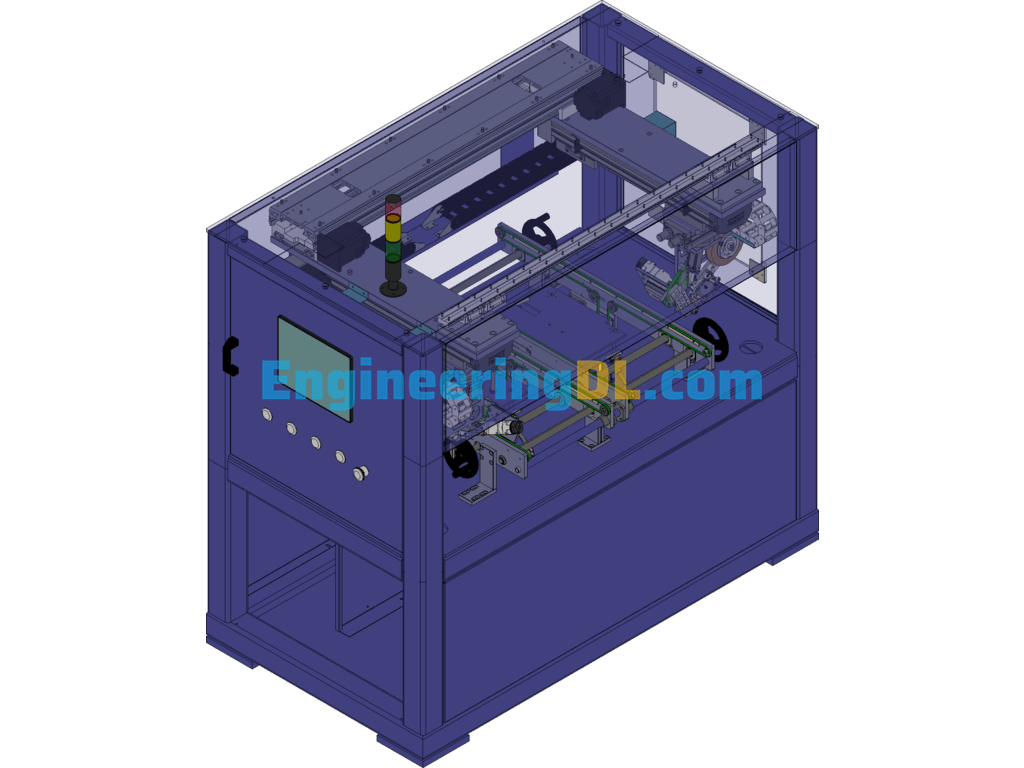 Automatic Adhesive Paper Machine SolidWorks Free Download