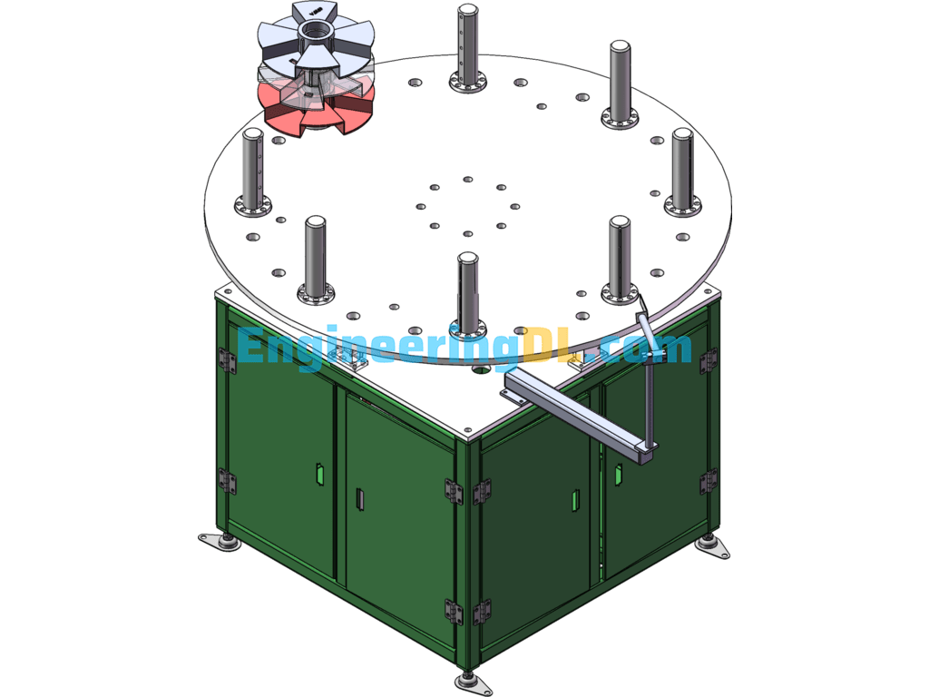 Automatic Bushing Feeding Machine (Successfully Accepted Product) SolidWorks, AutoCAD, 3D Exported Free Download