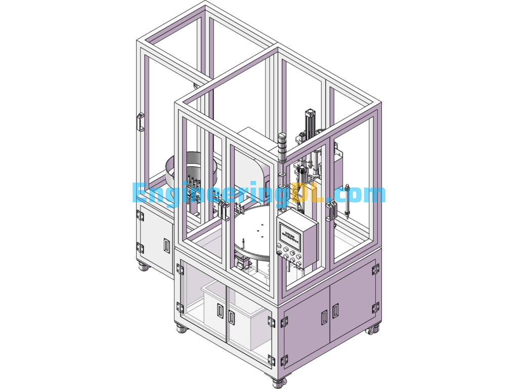 Automatic Feeding And Locking Machine SW Design SolidWorks, 3D Exported Free Download