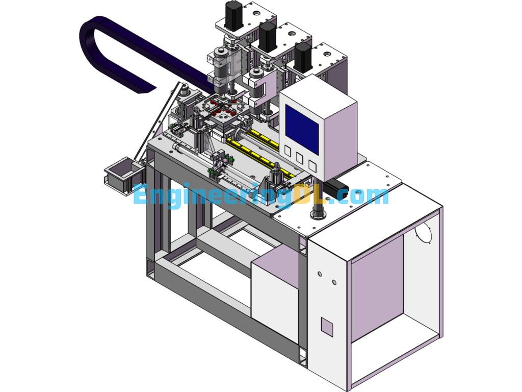Automatic Drilling And Reaming Machine SolidWorks Free Download