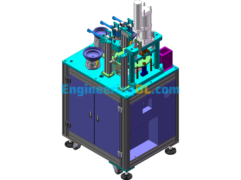 Automatic Riveting Machine SolidWorks Free Download