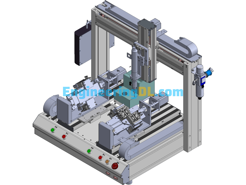 Automatic Locking Screw Machine (Hand Electric Batch Locking And Paying Machine, Torque Adjustable) SolidWorks Free Download