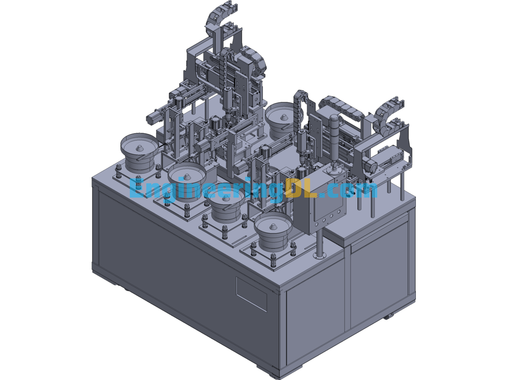 Automatic Locking Screw Assembly Machine 3D Exported Free Download