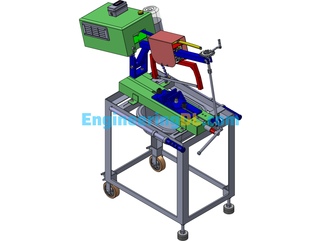 Automatic Saw Model SolidWorks Free Download