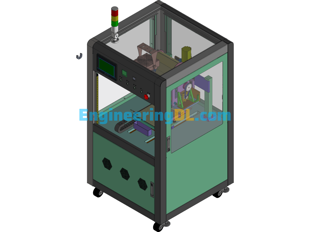 Automatic Glue Removal And Glue Cleaning Machine SolidWorks Free Download