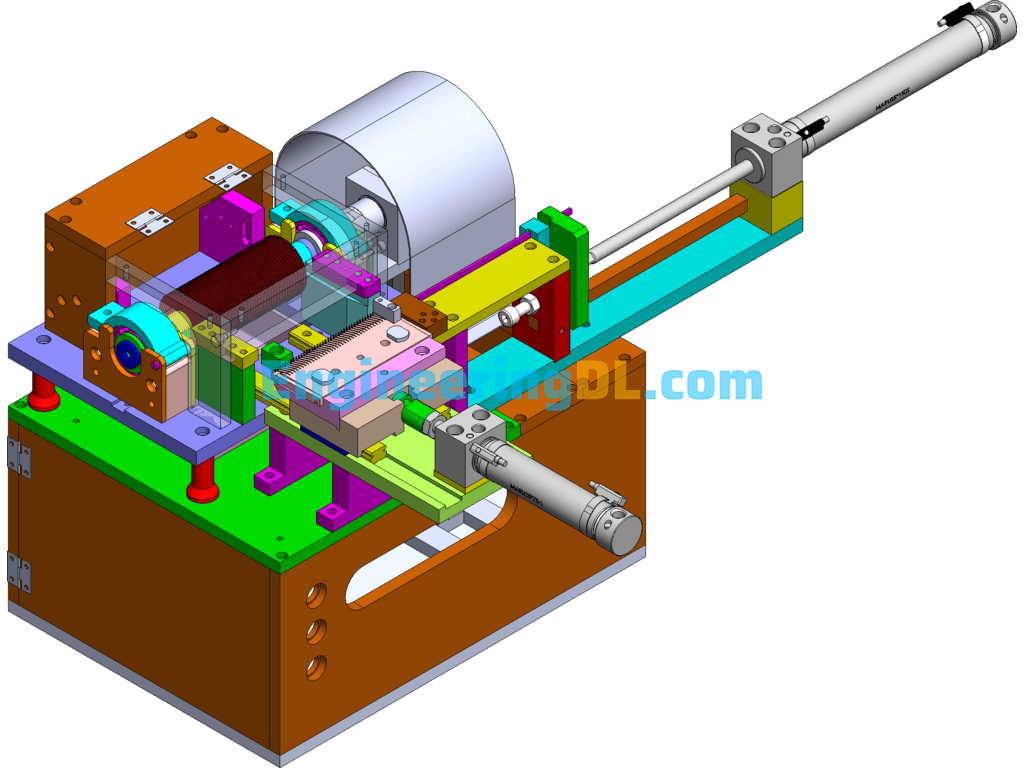 Automatic Plastic Cutting Machine SolidWorks, 3D Exported Free Download