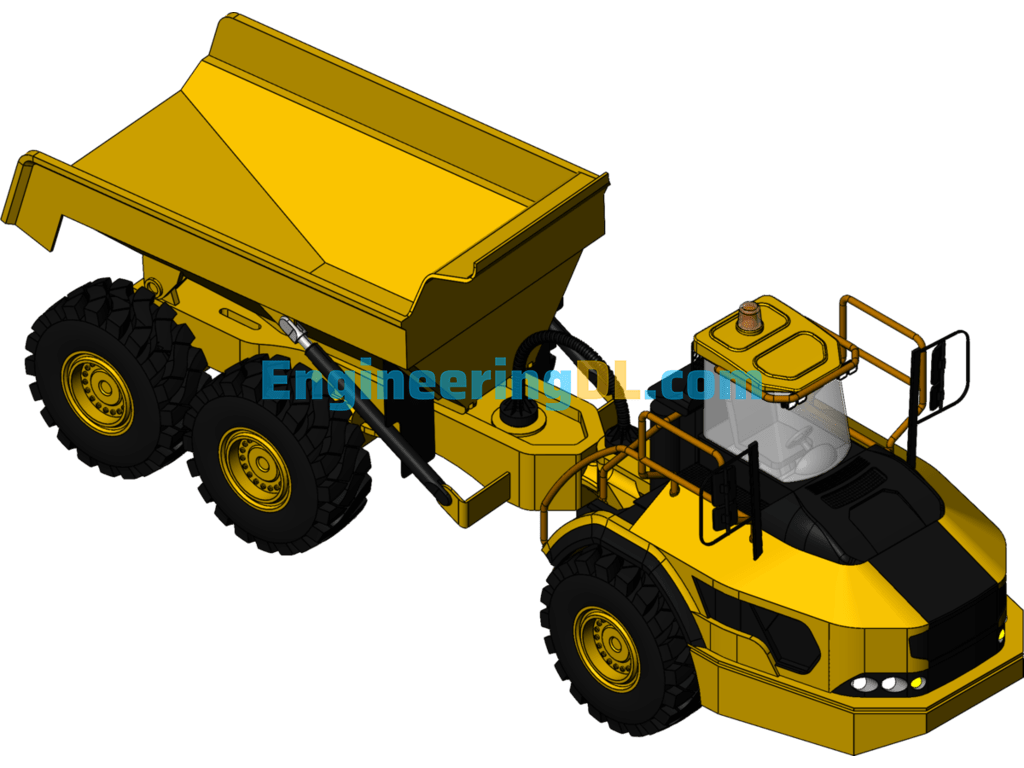 Dump Truck Model SolidWorks Free Download