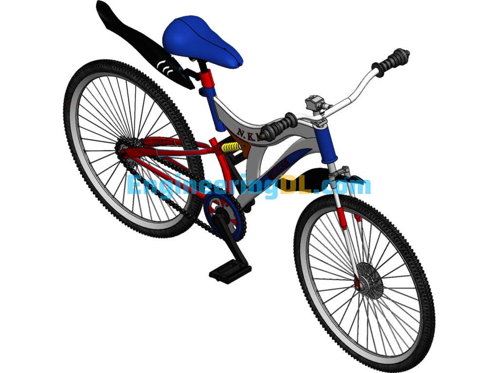 Bicycle 3D Model SolidWorks Free Download
