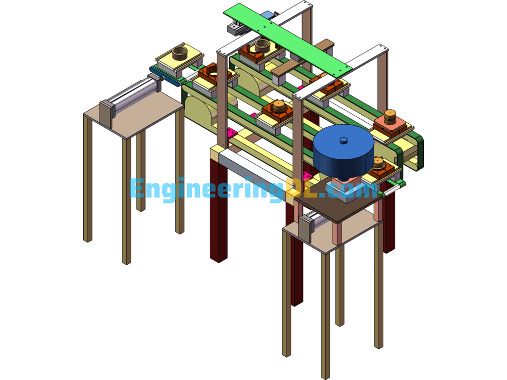 Taro Ring Processing Machine SolidWorks Free Download