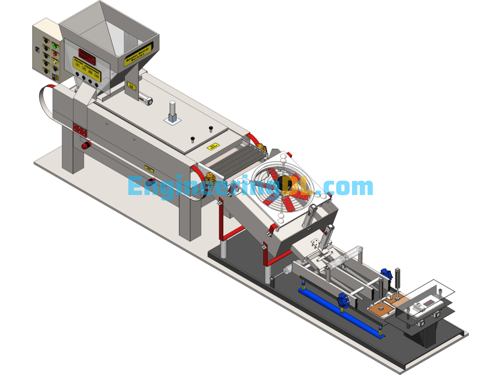 Peanut Packing Machine (Full Set Of Models) SolidWorks Free Download