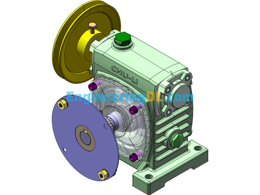 Worm Gear Reducer SolidWorks Free Download