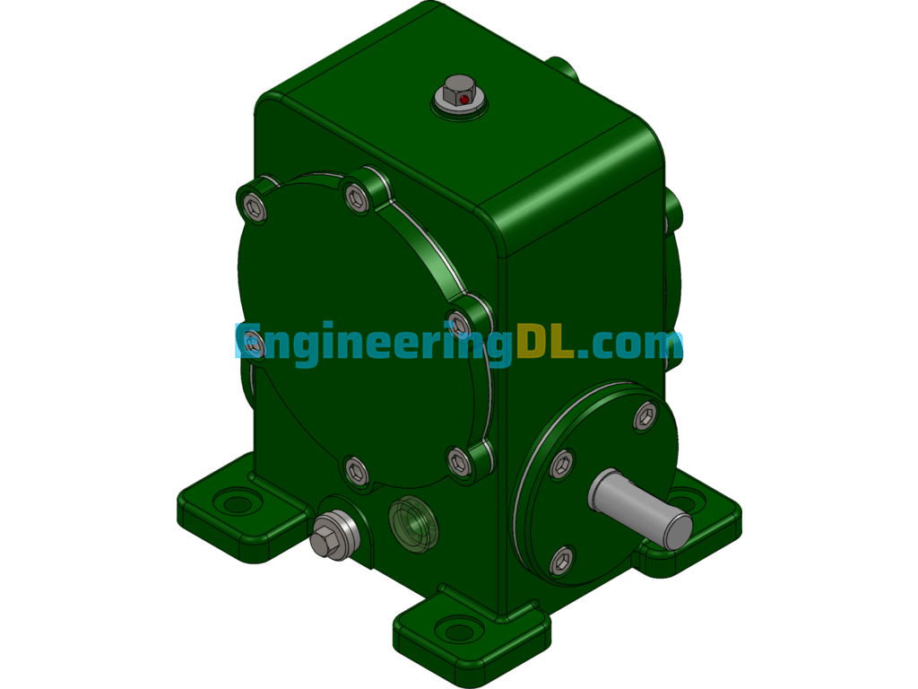 Worm Gear Reducer SolidWorks Free Download