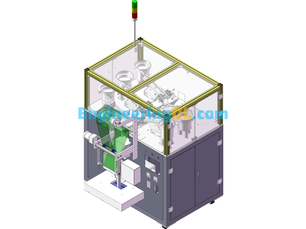 Automatic Packing Machine For Screws And Studs SolidWorks Free Download