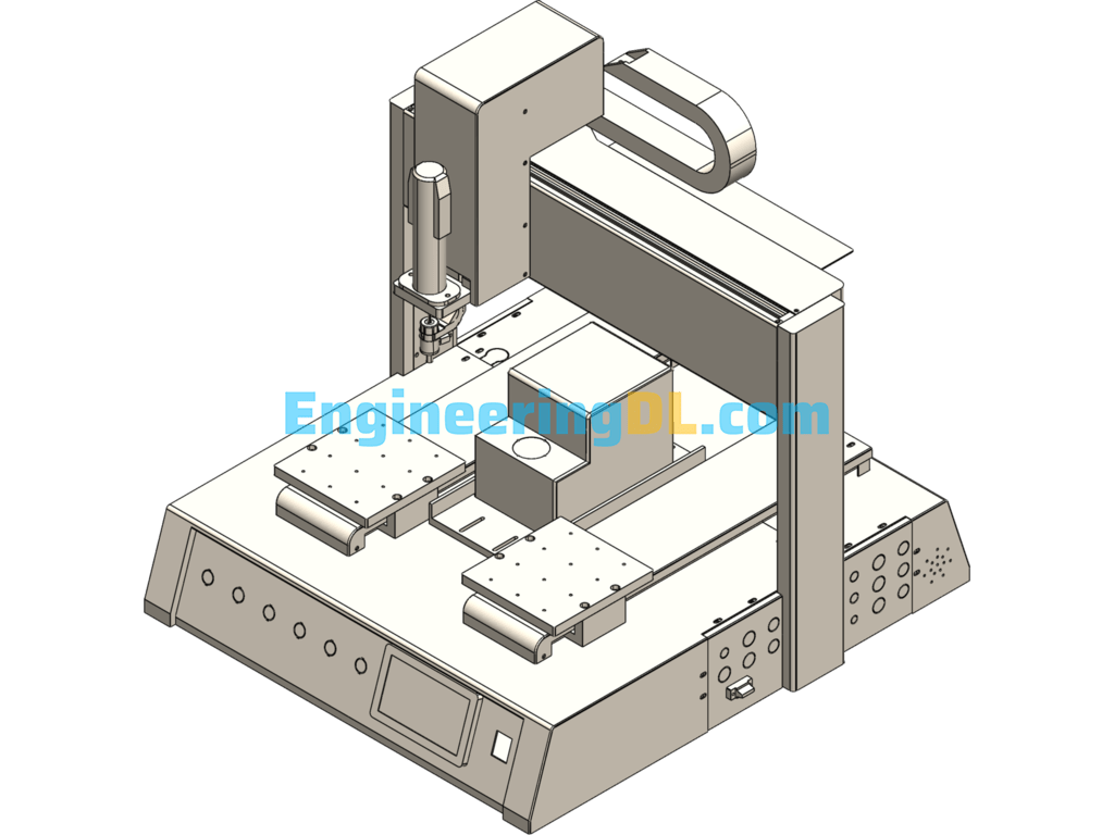 Screw Locking And Paying Machine SolidWorks, 3D Exported Free Download