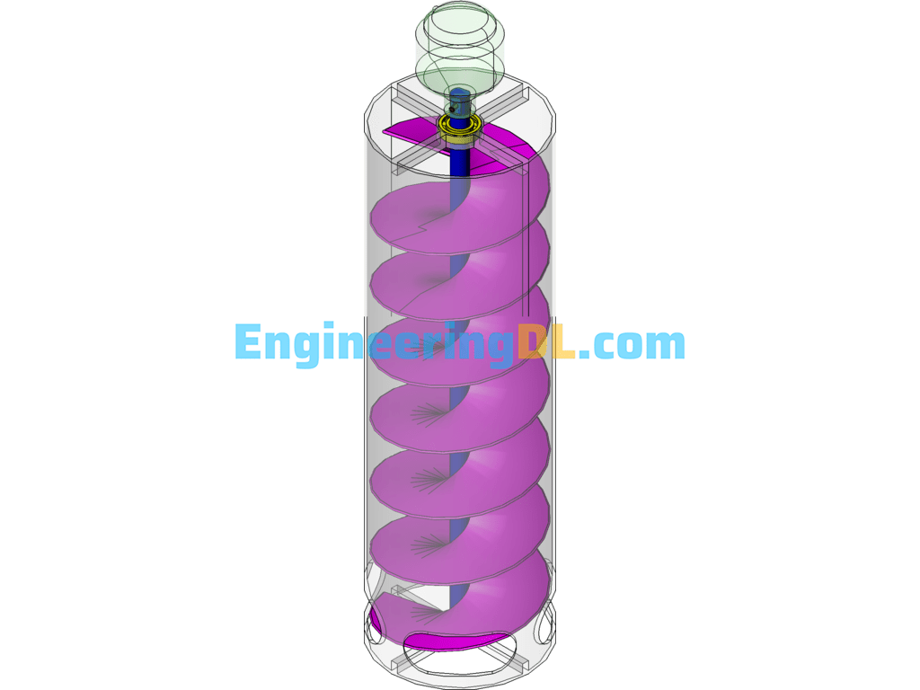 Screw Lifter SolidWorks, eDrawings Free Download