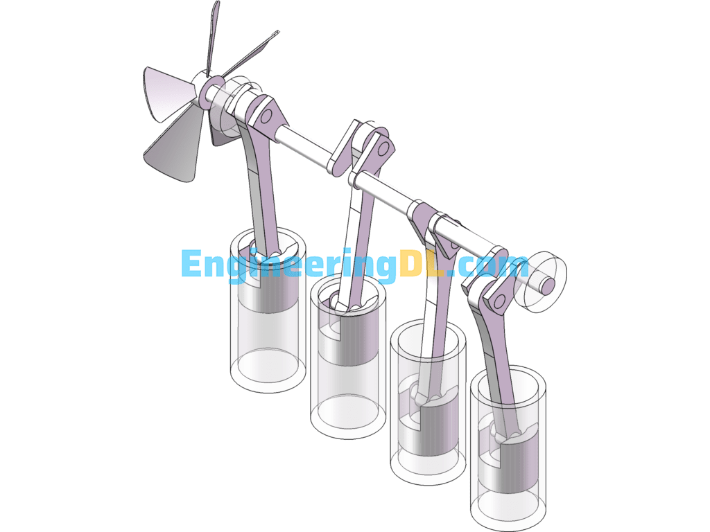 Propeller Engines SolidWorks Free Download
