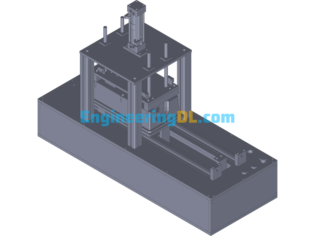 Nut Leak Detection Tooling 3D Exported Free Download