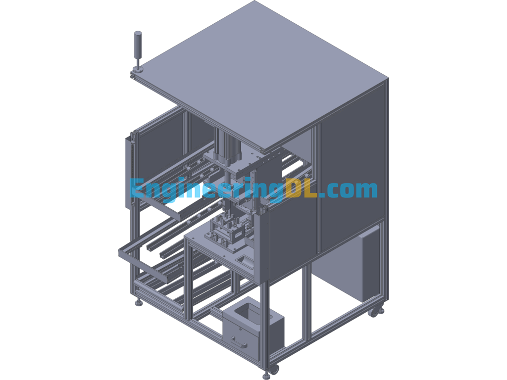 Bushing Press Fitting Equipment 3D Exported Free Download