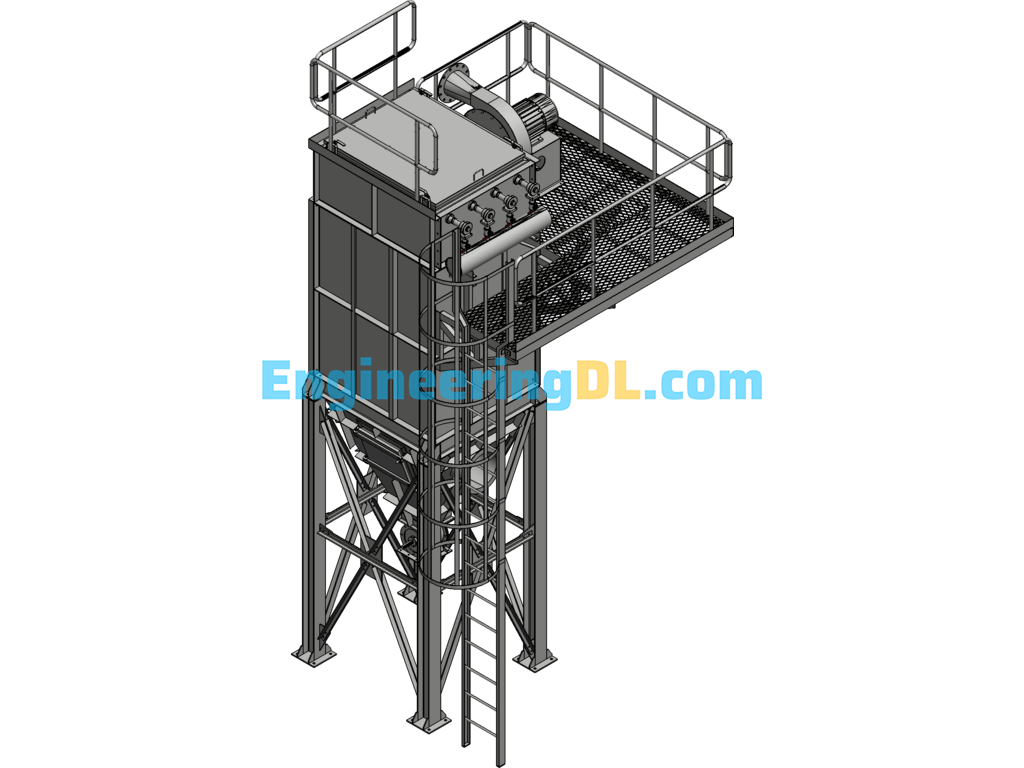 Bag Type Dust Collector SolidWorks Free Download