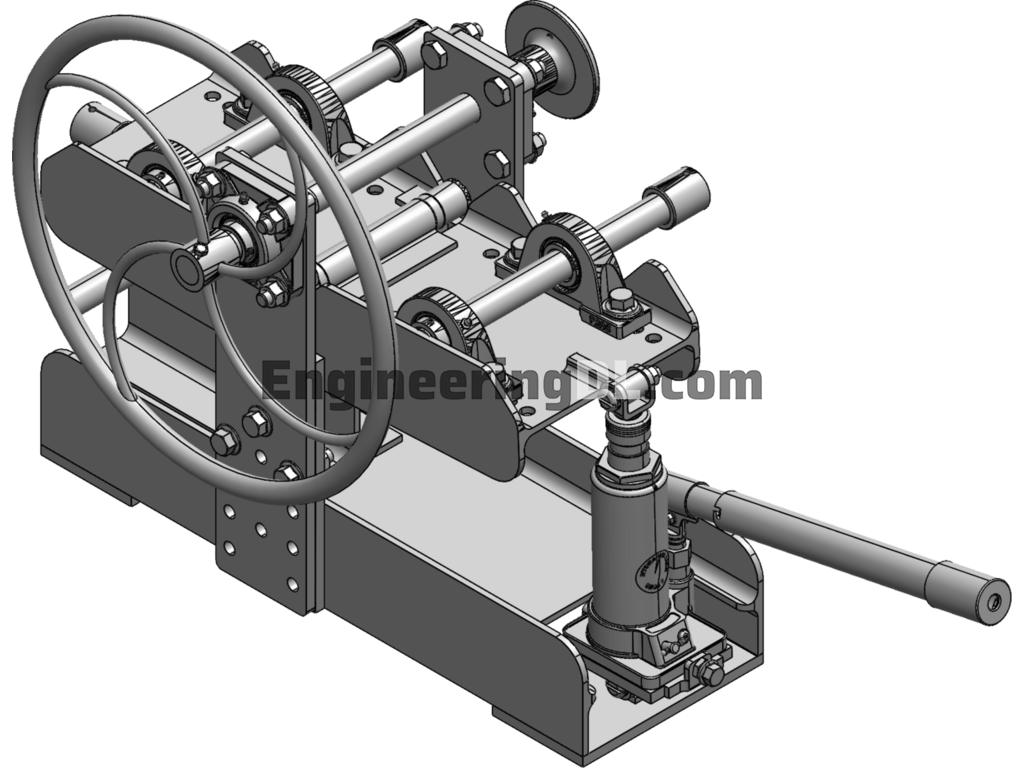 Binding Machine 3D Model SolidWorks, 3D Exported Free Download
