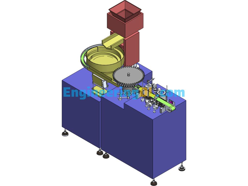 Visual Inspection Equipment SolidWorks, 3D Exported Free Download