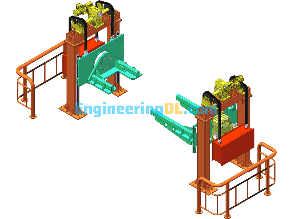 Truck Chassis Welding And Turning Machine SolidWorks Free Download