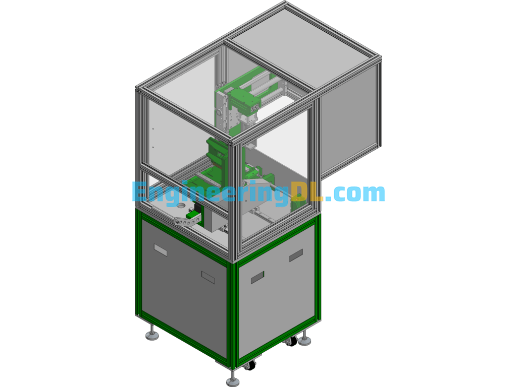 Labeling Machine 3D Exported Free Download