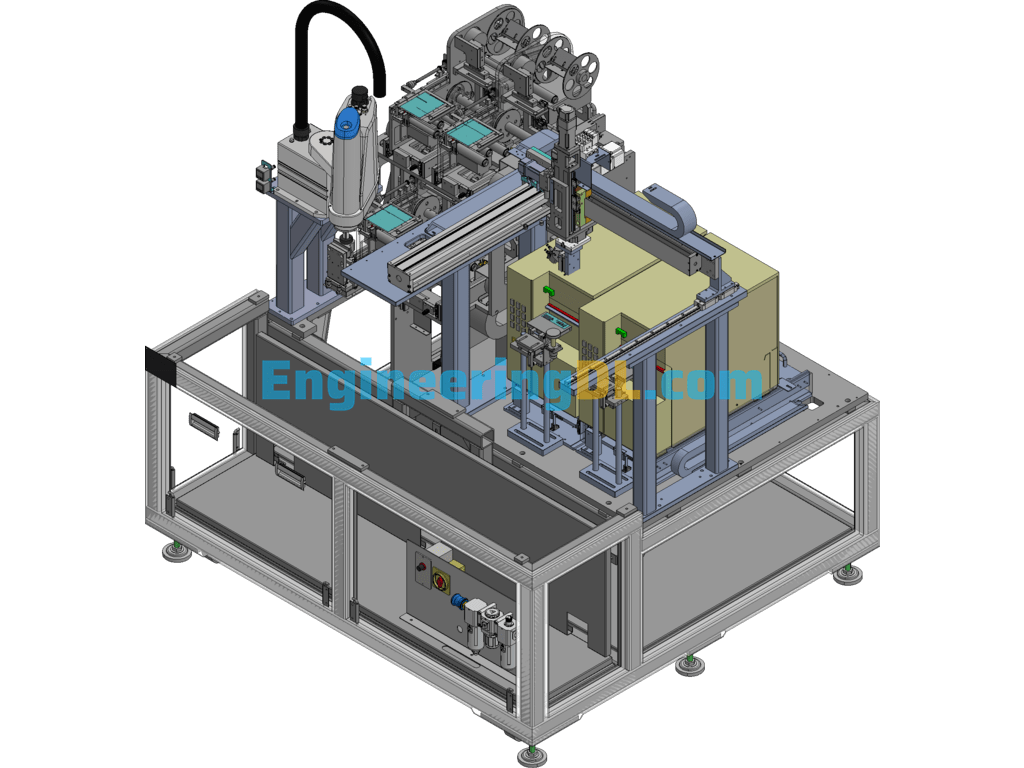 Labeling Machine Automatic Labeling Machine SolidWorks Free Download