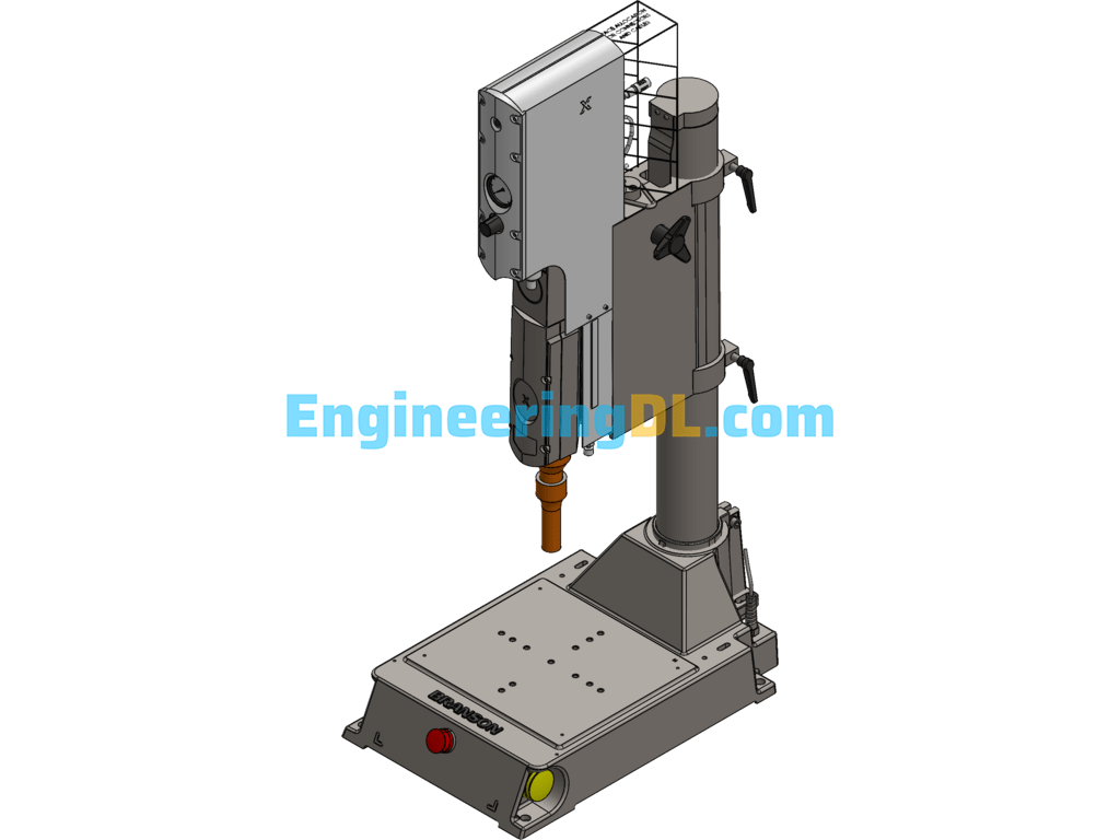 Ultrasonic Welding Machine SolidWorks, 3D Exported Free Download