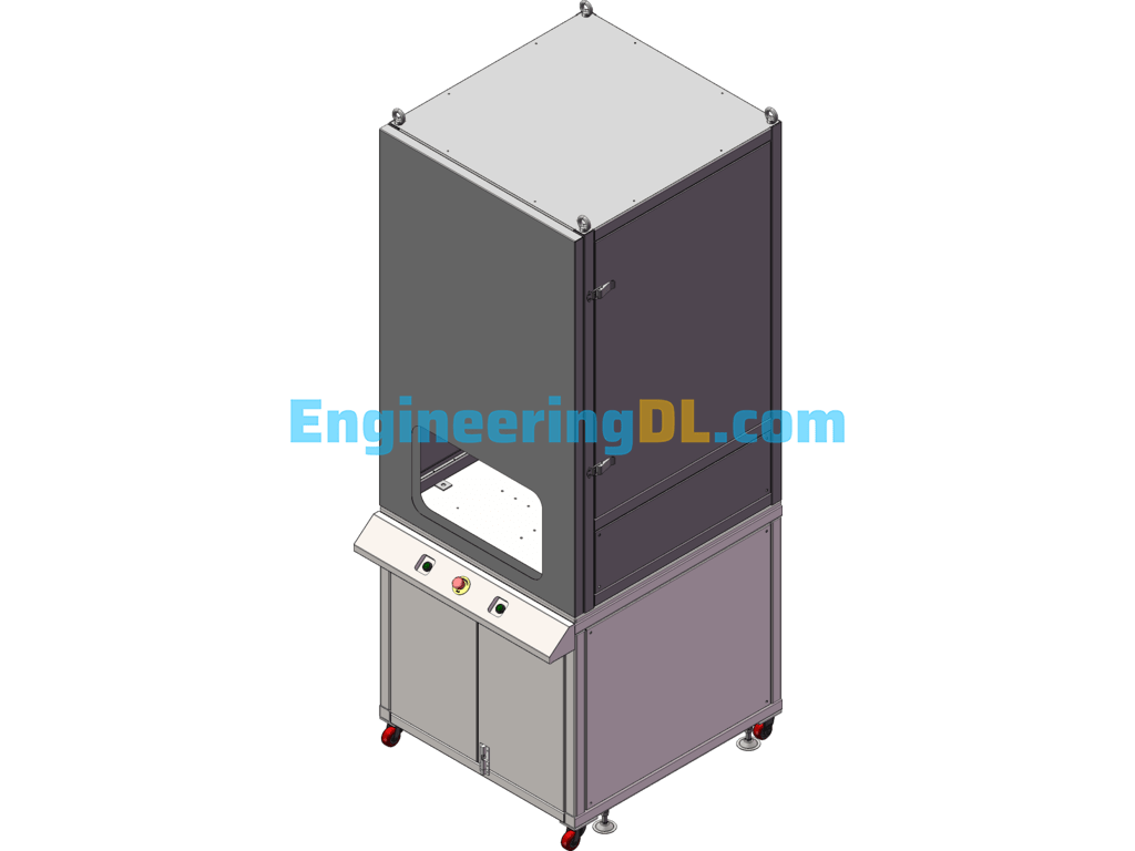 Ultrasonic Sound Enclosure (With SW Source Files + STEP + Engineering Drawings + CAD Drawings) SolidWorks, 3D Exported Free Download